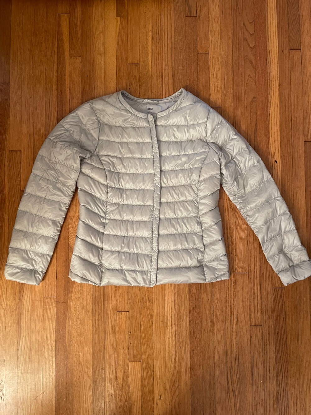 Uniqlo Women's Light Packable Quilted Jacket - Light Gray